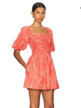 FAITHFULL THE BRAND Belladonna Mini Dress Size Large